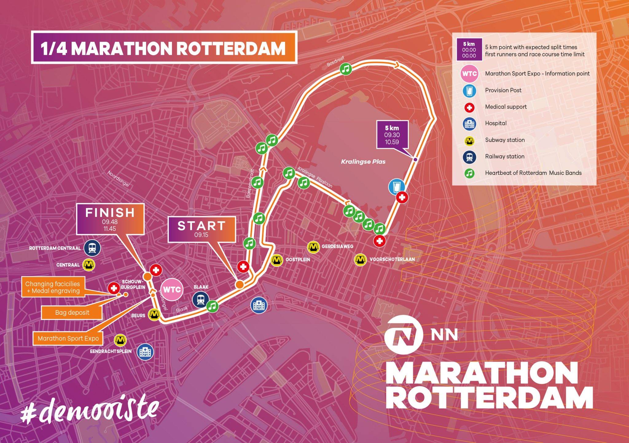 1/4 Marathon Rotterdam NN Marathon Rotterdam