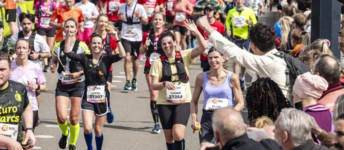 NN Marathon Rotterdam - parcourswijziging (Gemiddeld)